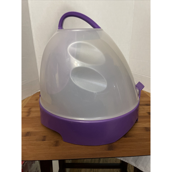 Vidal Sassoon Ionizer 1875 Hair Bonnet Dryer Attachment Purple - Picture 3 of 16